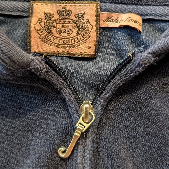 Juicy Couture Navy Blue Hoodie - Picture 3 of 4